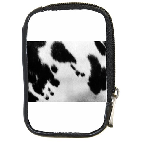 Cow Print	 Compact Camera Leather Case from ArtsNow.com Front