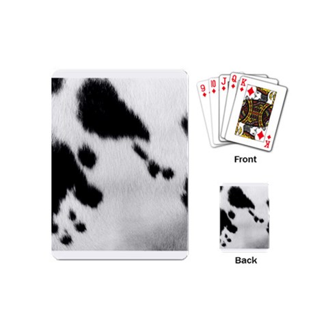 Cow Print	 Playing Cards (Mini) from ArtsNow.com Back