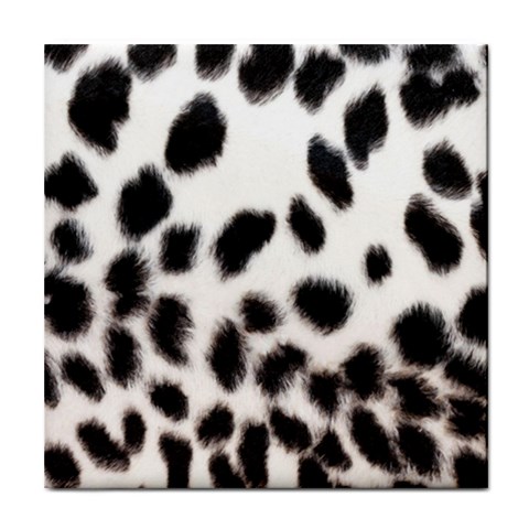 Snow Leopard	 Tile Coaster from ArtsNow.com Front