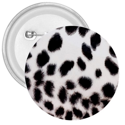 Snow Leopard	 3  Button from ArtsNow.com Front