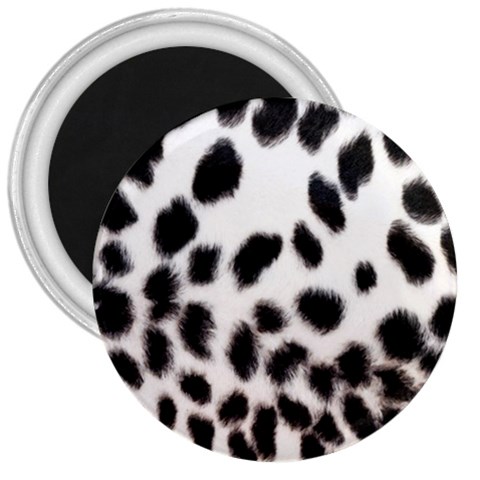 Snow Leopard	 3  Magnet from ArtsNow.com Front