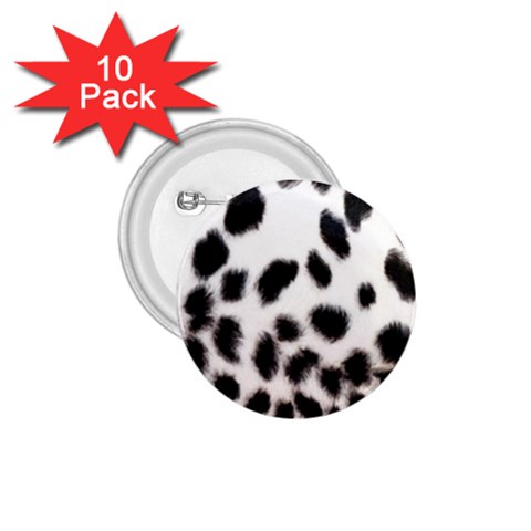 Snow Leopard	 1.75  Button (10 pack) from ArtsNow.com Front