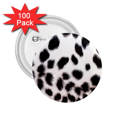 Snow Leopard	 2.25  Button (100 pack) from ArtsNow.com Front