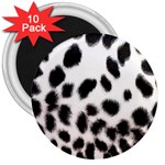 Snow Leopard	 3  Magnet (10 pack)