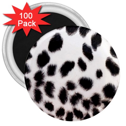Snow Leopard	 3  Magnet (100 pack) from ArtsNow.com Front
