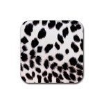 Snow Leopard	 Rubber Coaster (Square)