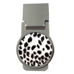 Snow Leopard	 Money Clip (Round)