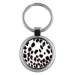 Snow Leopard	 Key Chain (Round)