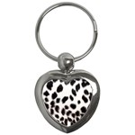 Snow Leopard	 Key Chain (Heart)