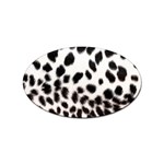 Snow Leopard	 Sticker (Oval)
