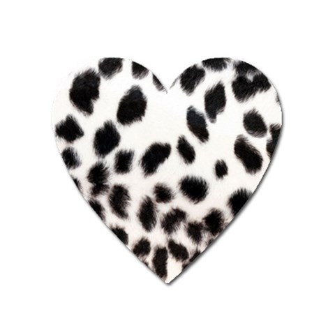 Snow Leopard	 Magnet (Heart) from ArtsNow.com Front