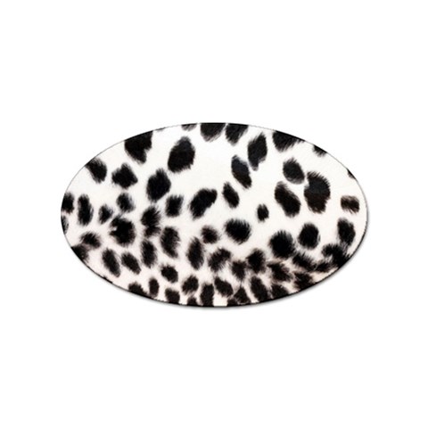 Snow Leopard	 Sticker Oval (10 pack) from ArtsNow.com Front