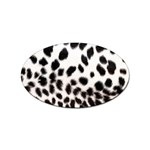 Snow Leopard	 Sticker Oval (10 pack)