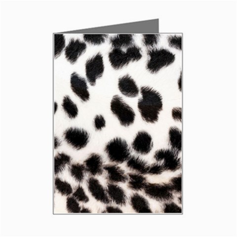 Snow Leopard	 Mini Greeting Card from ArtsNow.com Left