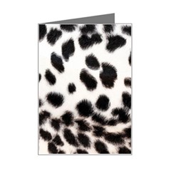 Snow Leopard	 Mini Greeting Card from ArtsNow.com Left