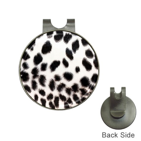 Snow Leopard	 Golf Ball Marker Hat Clip from ArtsNow.com Front