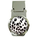 Snow Leopard	 Money Clip Watch