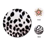 Snow Leopard	Playing Cards (Round)