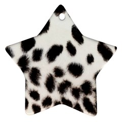 Snow Leopard	 Star Ornament (Two Sides) from ArtsNow.com Front