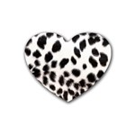 Snow Leopard	 Rubber Coaster (Heart)