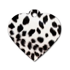 Snow Leopard	 Dog Tag Heart (Two Sides) from ArtsNow.com Front