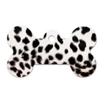 Snow Leopard	 Dog Tag Bone (One Side)