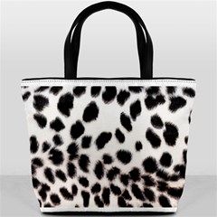 Snow Leopard	 Bucket Bag from ArtsNow.com Back