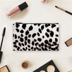 Snow Leopard	 Cosmetic Bag (Small) from ArtsNow.com Front