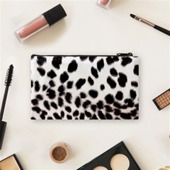 Snow Leopard	 Cosmetic Bag (Small) from ArtsNow.com Back