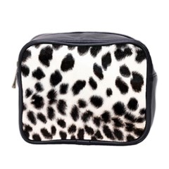 Snow Leopard	 Mini Toiletries Bag (Two Sides) from ArtsNow.com Front
