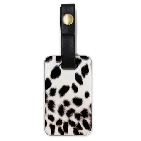 Snow Leopard	 Luggage Tag (one side) from ArtsNow.com Front