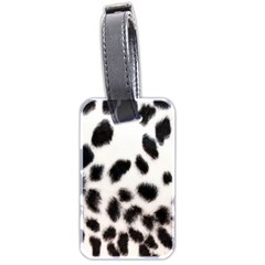 Snow Leopard	 Luggage Tag (two sides) from ArtsNow.com Front