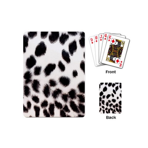 Snow Leopard	 Playing Cards (Mini) from ArtsNow.com Back