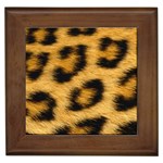 Leopard Print	 Framed Tile