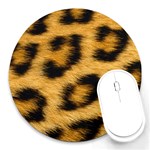 Leopard Print	 Round Mousepad