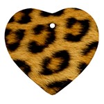 Leopard Print	 Ornament (Heart)