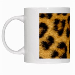 Leopard Print	 White Mug from ArtsNow.com Left