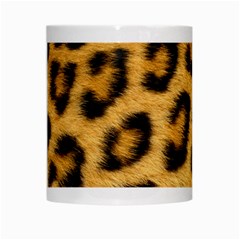 Leopard Print	 White Mug from ArtsNow.com Center