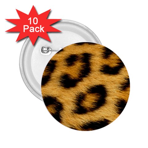 Leopard Print	 2.25  Button (10 pack) from ArtsNow.com Front