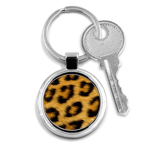 Leopard Print	 Key Chain (Round) from ArtsNow.com Front
