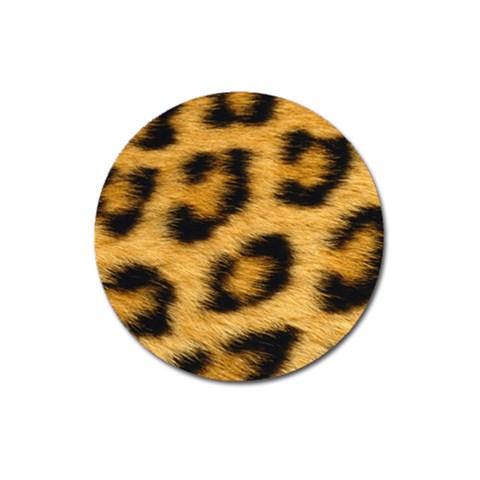 Leopard Print	 Magnet 3  (Round) from ArtsNow.com Front