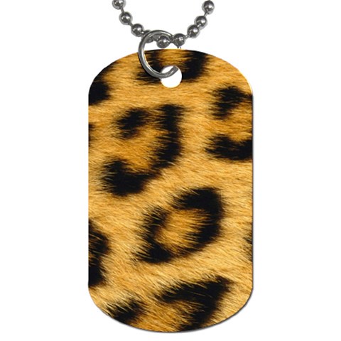 Leopard Print	 Dog Tag (One Side) from ArtsNow.com Front
