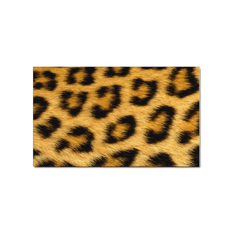 Leopard Print	 Sticker Rectangular (10 pack) from ArtsNow.com Front