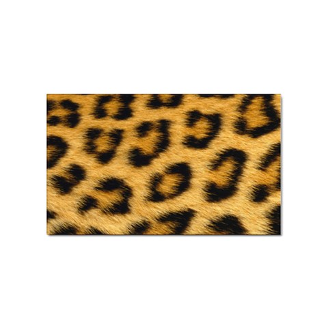 Leopard Print	 Sticker Rectangular (100 pack) from ArtsNow.com Front