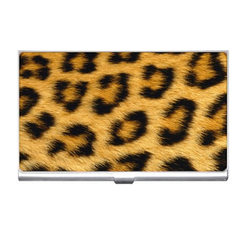 Leopard Print	 Business Card Holder from ArtsNow.com Front