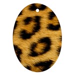 Leopard Print	 Oval Ornament (Two Sides)