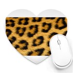 Leopard Print	 Mousepad (Heart)