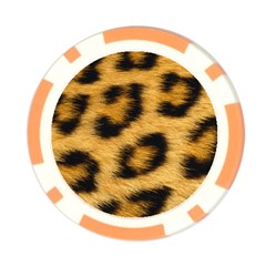 Leopard Print	 Poker Chip Card Guard from ArtsNow.com Front