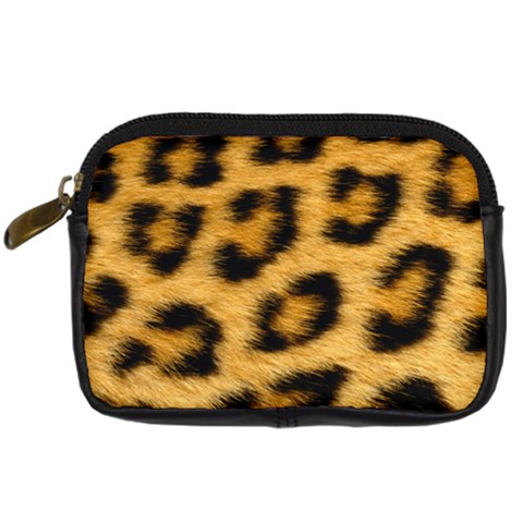 Leopard Print	 Digital Camera Leather Case from ArtsNow.com Front