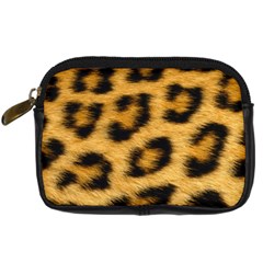 Leopard Print	 Digital Camera Leather Case from ArtsNow.com Front